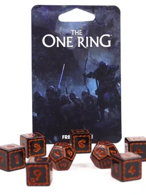 Jetzt neu - Der Eine Ring RPG Schwarzes Würfelset