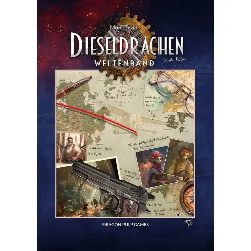 Dieseldrachen 2E - Weltenband (inklusive Weltkarte A2) - Deal