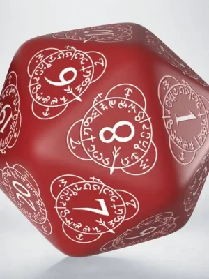 Einfach bestellen - D20 Level Counter Rot & Weiß Würfel