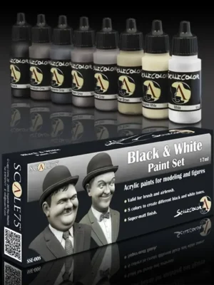 Neu verfügbar | Black & White Paint Set