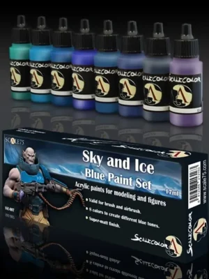 Deal | Sky&Ice Blue Paint Set