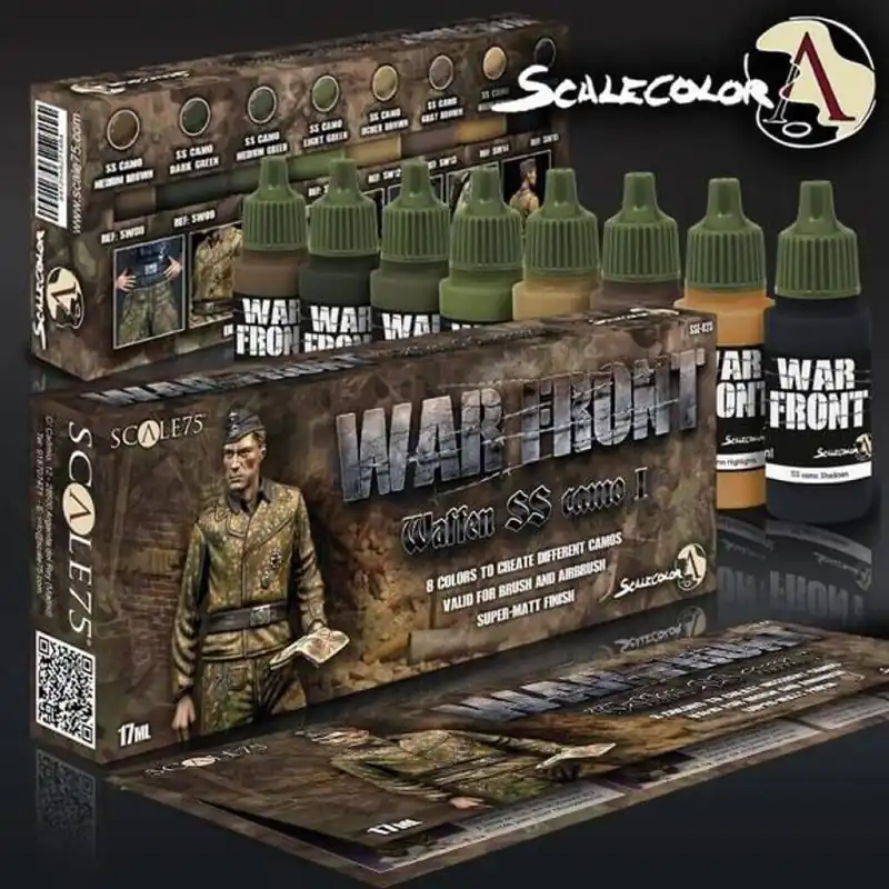 Expresslieferung | Scale 75 Malset Waffen SS camo I