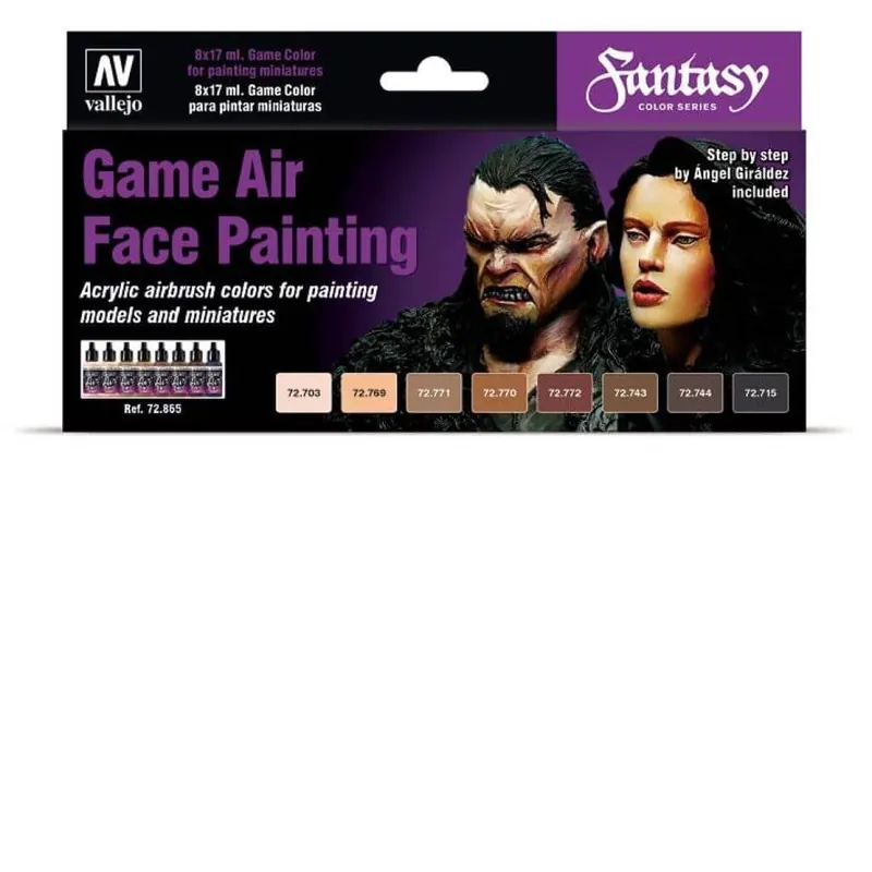 Einfache Rückgabe | Game Air Set Face Painting (8)