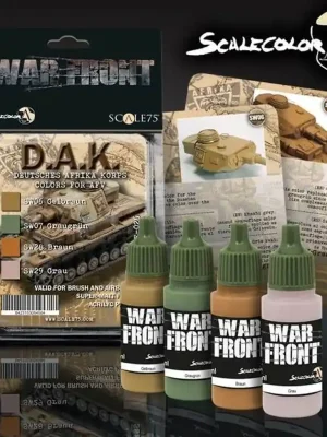 Scale75 Farbset für Panzerfahrzeuge des DAK - Ausverkauf