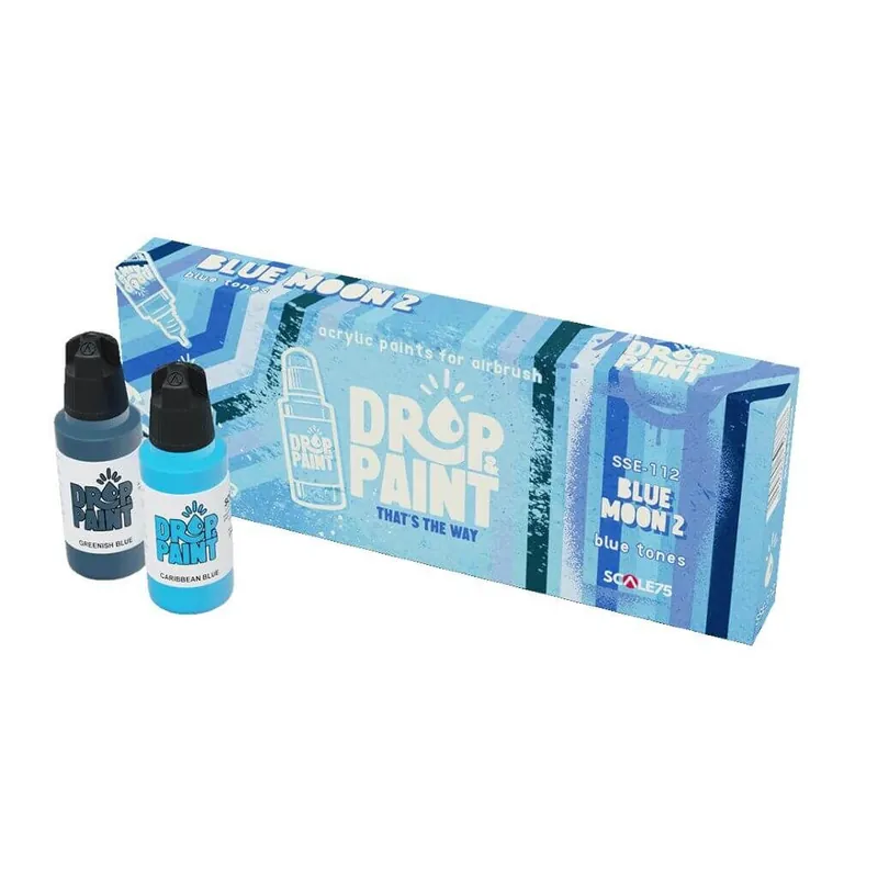 Zeitlich begrenzt - Drop and Paint Blue Moon 2