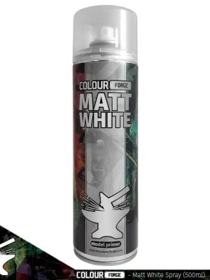 Colour Forge Matt White Spray (500ml) - Ausverkauf