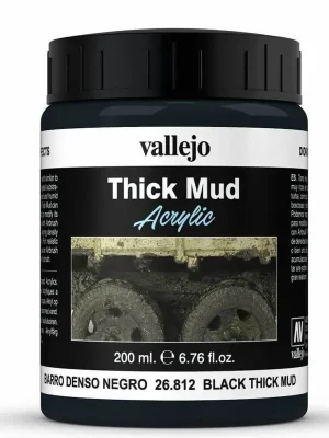 Weathering Effects Thick Mud Black 200 ml - Kundenfavorit