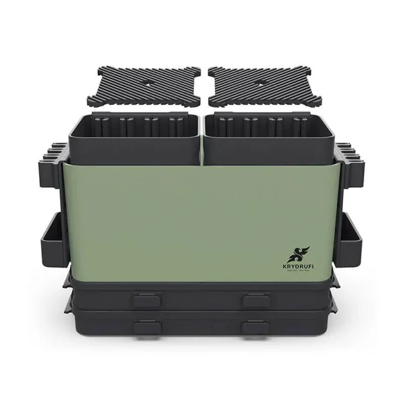 Kundenfavorit | All-In-One Modular Art Box Standard Set - Grün/Schwarz