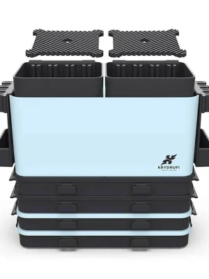 Abverkauf | All-In-One Modular Art Box Ultra Set - Blau/Schwarz