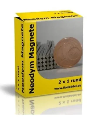 Jetzt bestellen - 10 x Neodym Magnete Rund 2x1 mm