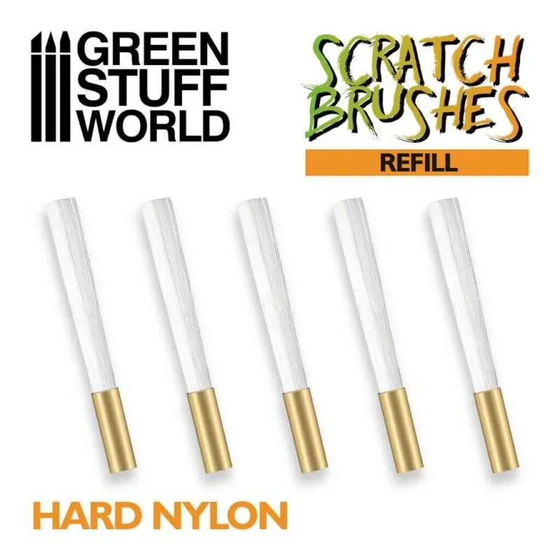 Zertifiziert - Ersatz für Scratching-Pinsel – Hartes Nylon