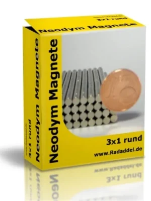 Jetzt verfügbar | 10 x Neodym Magnete Rund 3x1 mm