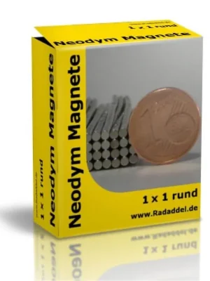 10 x Neodym Magnete Rund 1x1 mm | Fast ausverkauft