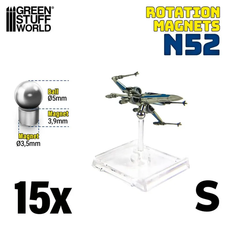 15 x Rotationsmagnete - Größe S - Hammerpreis