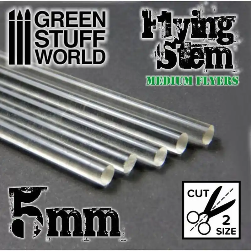 Acryl Stäbe - Rund Transparent 5 mm | Sonderaktion