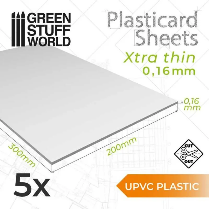Werkspreis - uPVC Kunststoffplatte - A4 Kombo - 0,16mm