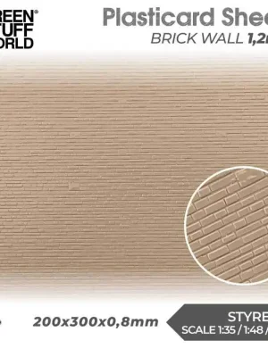 ABS Kunststoffplatte - Ziegelmauern 1,2mm - Top bewertet
