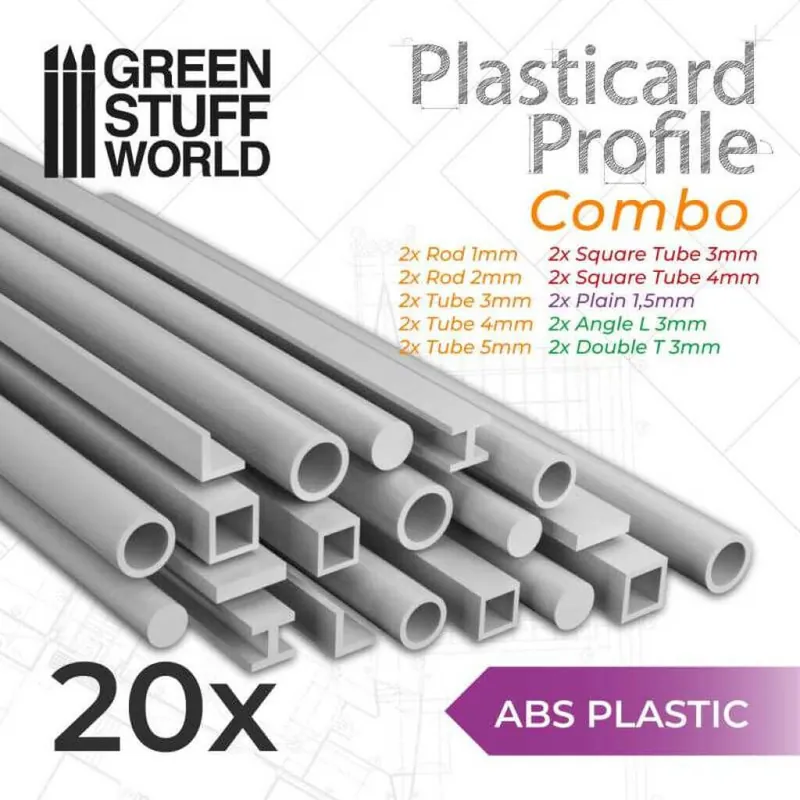 ABS Plasticard Profil - Multipack | Gleich bestellen