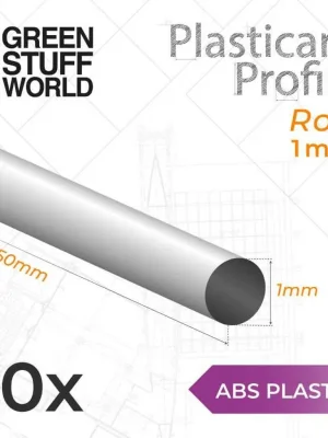 ABS Plasticard Profil - Stab 1mm | Zertifiziert
