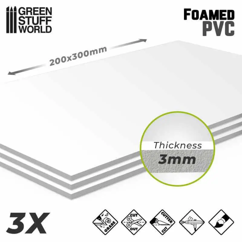 Neuzugang | PVC Hartschaumplatte 3 mm