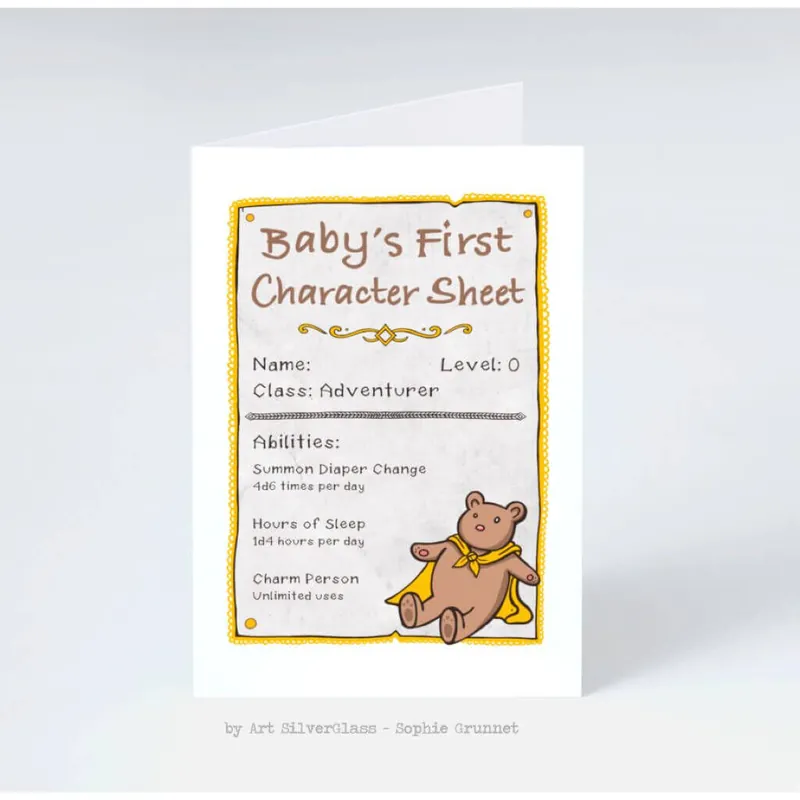 Baby’s First Character Sheet | Sonderpreis