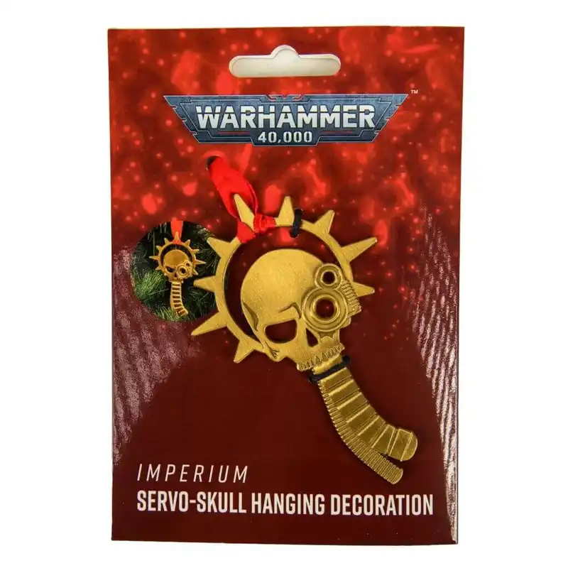Extra sparen | Warhammer Servo-Schädel mit Heiligenschein - Hängedekoration