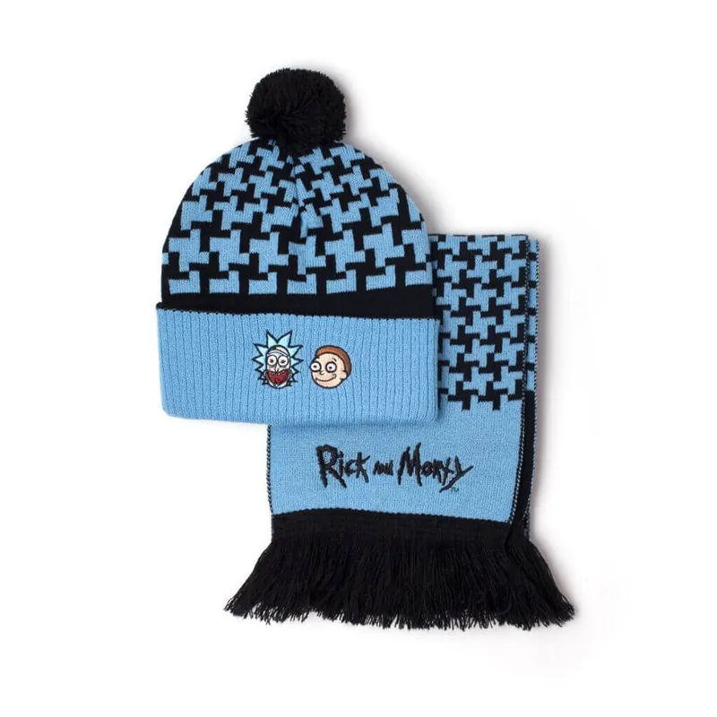 Schnell zugreifen | Rick and Morty - Beanie & Scarf / Schal