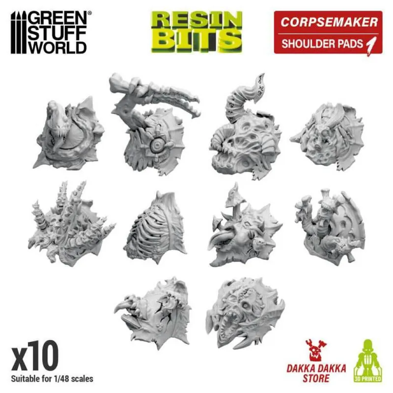Bestellbar | Corpse Maker - Nurgle Schulterpolster 01