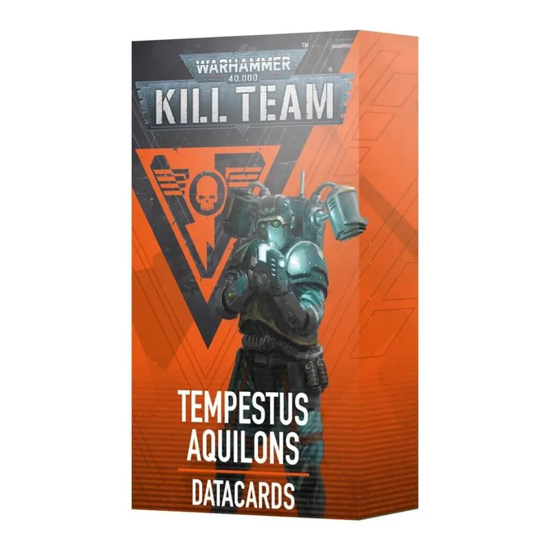 Sonderpreis - Kill Team Datacards Tempestus Aquilons - engl.