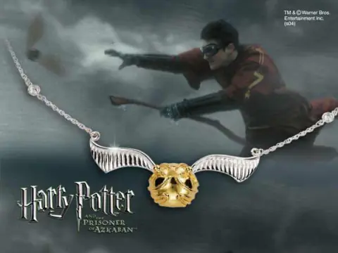 The Quidditch Golden Snitch Necklace (Harry Potter) - Neu im Sortiment