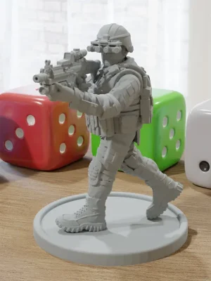 Night-Ops-Soldat – Moderne Wargaming-Miniaturen für Tabletop-RPG – Minifiguren im Maßstab 20 mm/28 mm/32 mm - Nur begrenzt verfügbar