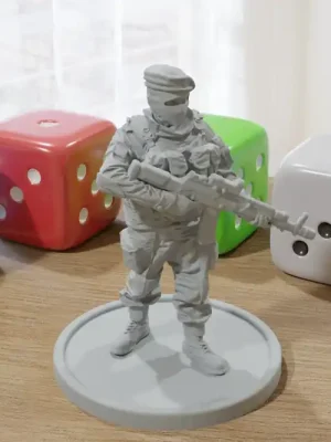 Commando – Moderne Wargaming-Miniaturen für Tabletop-RPG – Minifiguren im Maßstab 20 mm/28 mm/32 mm | Markenqualität