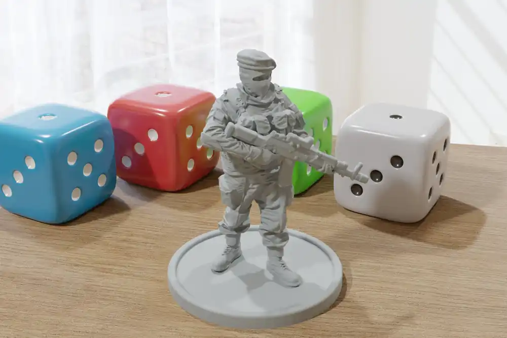 Commando – Moderne Wargaming-Miniaturen für Tabletop-RPG – Minifiguren im Maßstab 20 mm/28 mm/32 mm | Markenqualität