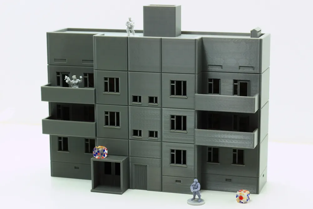 ZONA ALFA Pripyat Apartment Tower Typ 1 – RPG-Miniaturen-Gaming-Gelände | Expressversand