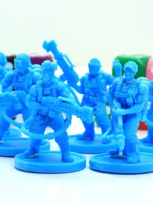 Flamethrower Squad 28mm/32mm Minifiguren - Modern - Zona Alfa - Cyberpunk - Apocalyptic - Wargaming Miniatur für Tabletop RPG - Geprüfte Qualität
