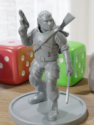 Zone Guide (Stalker) – ZONA ALFA – 28 mm/32 mm Minifigur – moderne Wargaming-Miniaturen für Tabletop-RPG - Kundenliebling