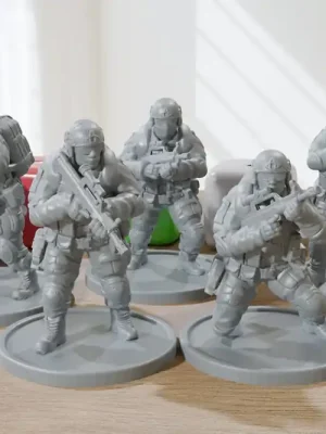 2. Regiment chinesische PLAGF-Infanteristen - 3D-gedruckte Minis - Modern Wargaming 28mm/32mm Maßstab - Extra sparen