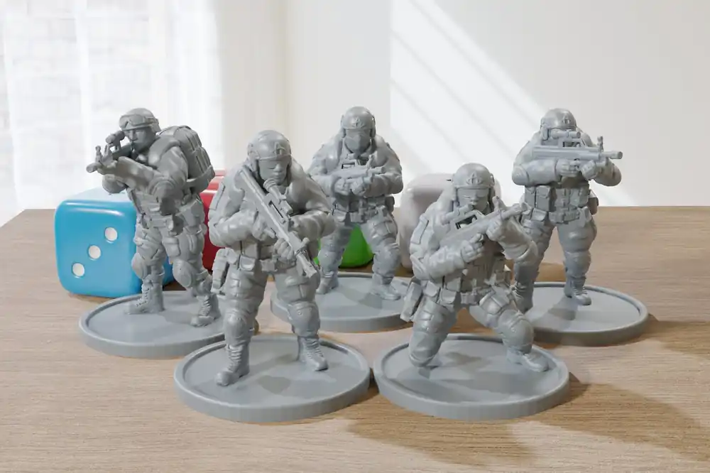 2. Regiment chinesische PLAGF-Infanteristen - 3D-gedruckte Minis - Modern Wargaming 28mm/32mm Maßstab - Extra sparen