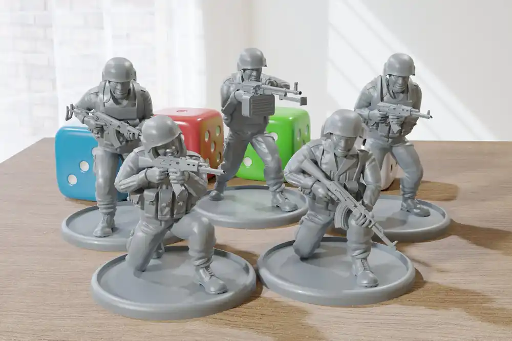 Sparangebot | Arab Rifle Squad – Moderne Wargaming-Miniaturen für Tabletop-RPG – Minifiguren im Maßstab 28 mm/32 mm