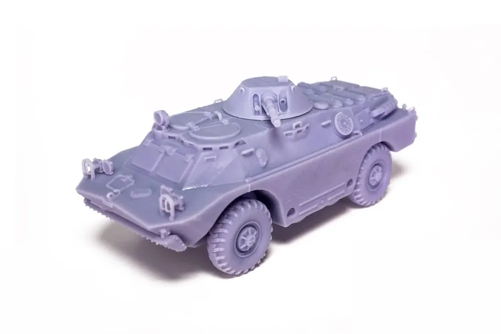 Amphibisches gepanzertes Aufklärungsfahrzeug BRDM-2 28 mm/20 mm/15 mm Wargaming-Fahrzeug, kompatibel mit Team Yankee | Kundenliebling