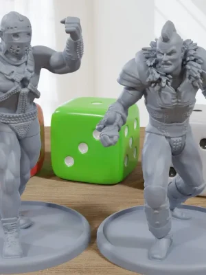 Lord & Wez – 3D-gedruckte Minifiguren für postapokalyptische Miniatur-Tabletop-Spiele wie Zona Alfa – Fallout Wasteland - Nur noch kurze Zeit