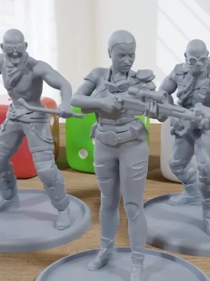 Wasteland Punks – 3D-gedruckte Minifiguren für postapokalyptische Miniatur-Tabletop-Spiele wie Zona Alfa – Fallout Wasteland | Deal