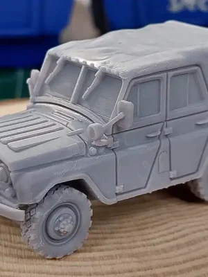 UAZ 469 – Sowjetischer Geländewagen ZONA ALFA Miniatur 28 mm/20 mm/15 mm Wargaming-Fahrzeug - Topseller