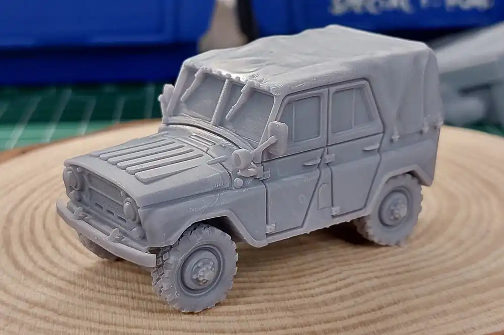 UAZ 469 – Sowjetischer Geländewagen ZONA ALFA Miniatur 28 mm/20 mm/15 mm Wargaming-Fahrzeug - Topseller