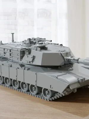 M1A1 Abrams Kampfpanzer der US-Armee – 3D-Harz gedrucktes 28 mm/20 mm/15 mm Miniatur-Tisch-Wargaming-Fahrzeug - Direkt ab Werk