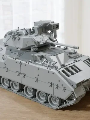 Schnäppchen - M3 Bradley Infanterie-Kampffahrzeug der US-Armee – 3D-Harz gedrucktes 28 mm/20 mm/15 mm Miniatur-Tisch-Wargaming-Fahrzeug