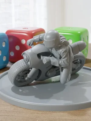 Begrenzte Stückzahl - Motor Gang Babe – 28 mm/32 mm Minifigur – moderne Wargaming-Miniaturen für Tabletop-RPG