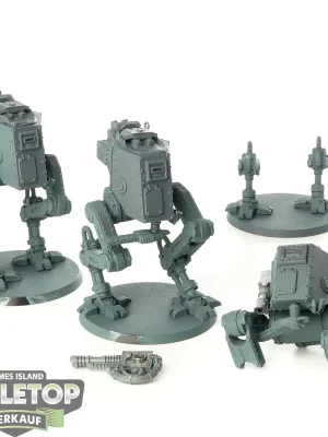 Herstellerpreis | Miniaturen - 3x Imperial Kraft Mech - grundiert