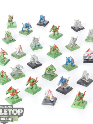 Abverkauf - Lizardmen - 24x Skinks - teilweise bemalt