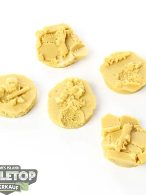 Zubehör - 5 Ruinen Bases 25mm - unbemalt - Nur noch wenige